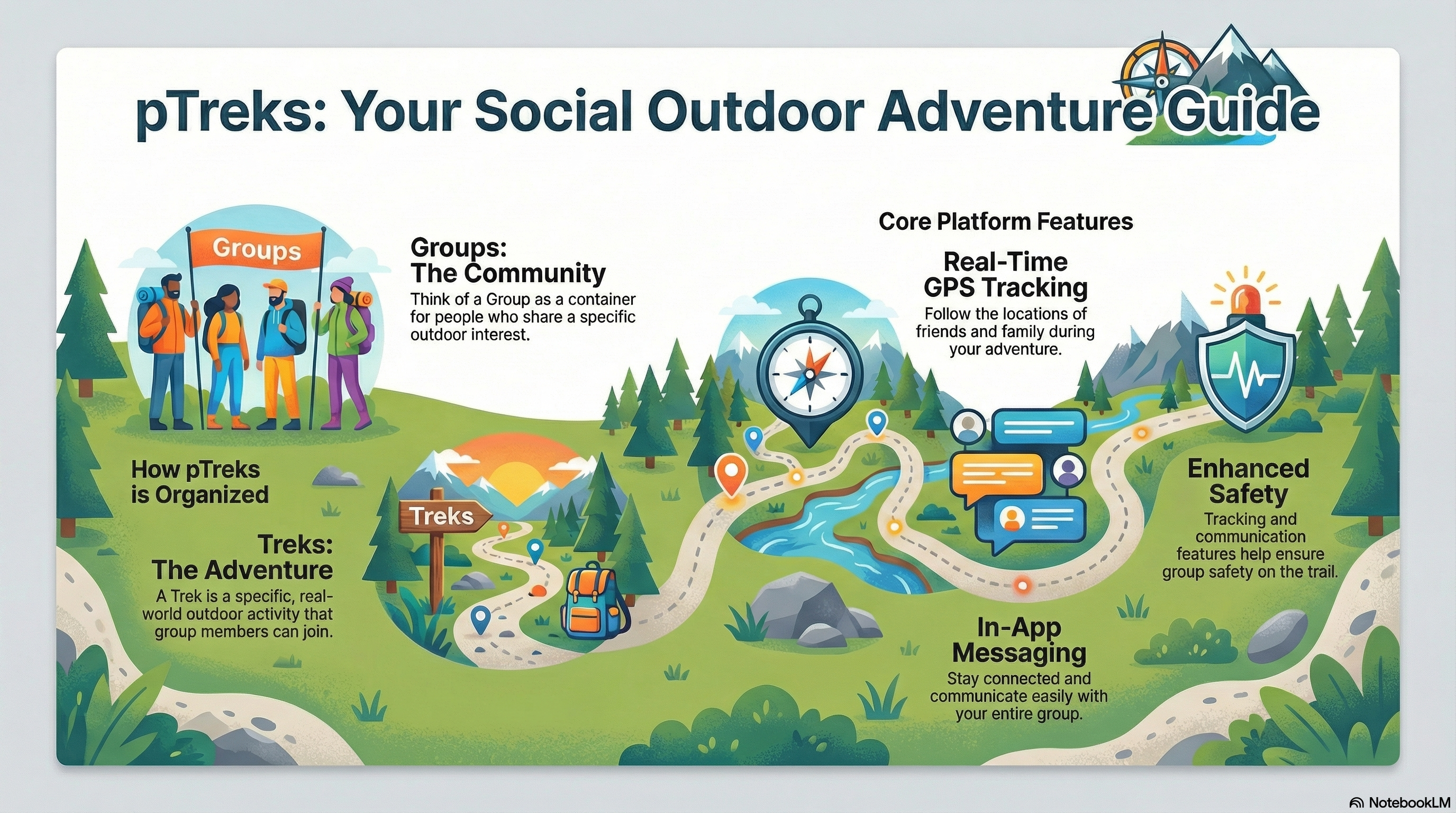 How Groups, Treks, and Users Interact